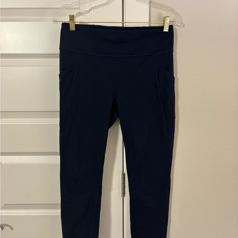 Women's Navy lulu leggings